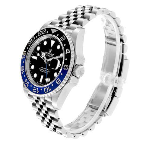 rolex gmt batman on a jubilee bracelet|authentic rolex watch jubilee bracelet.